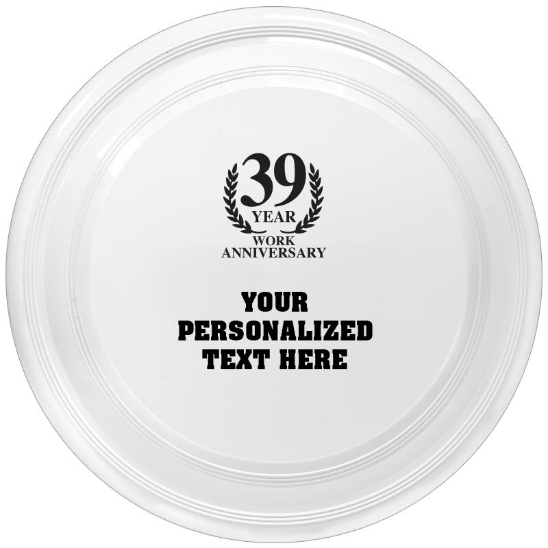 9" WHITE FRISBEE