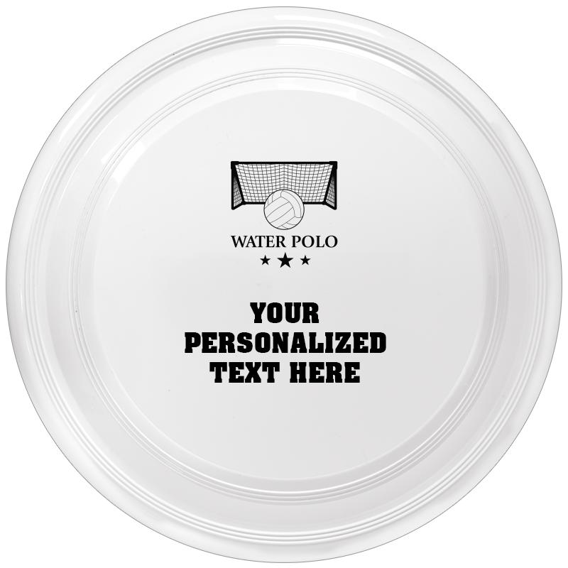 9" WHITE FRISBEE