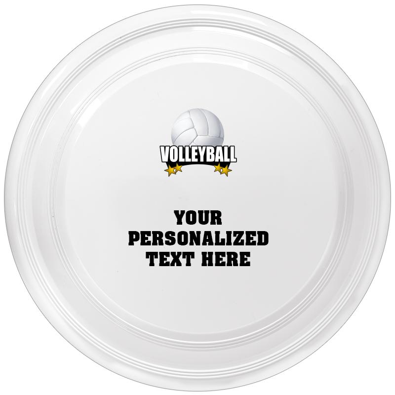 9" WHITE FRISBEE