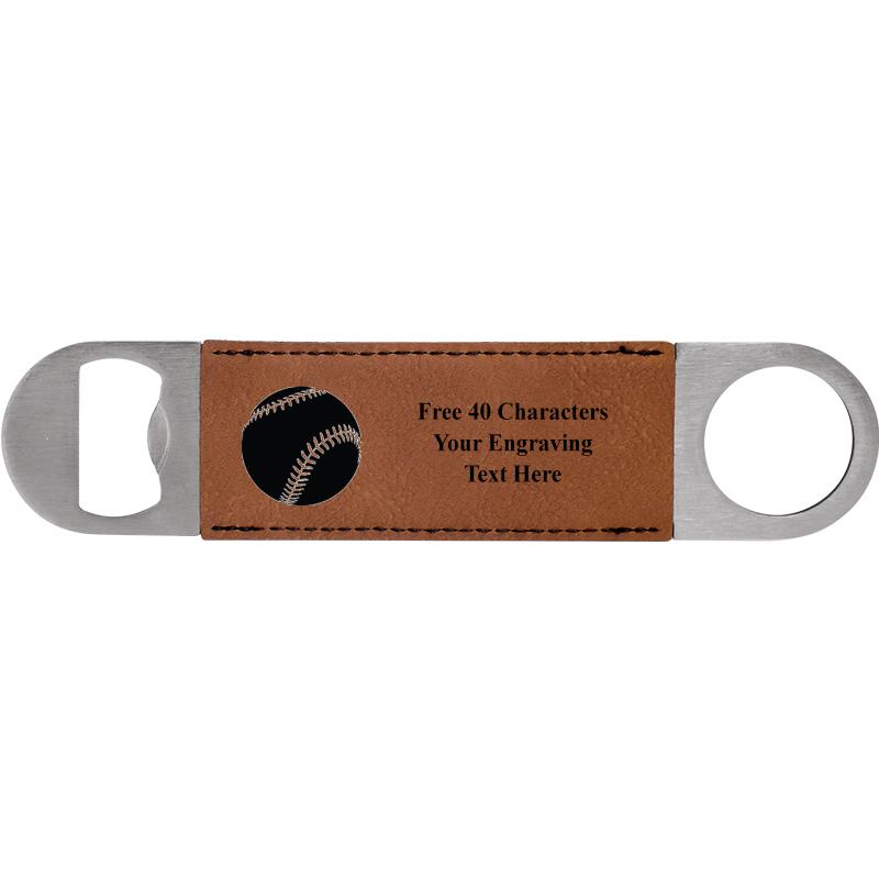 7" LEATHERETTE BOTTLE OPENER