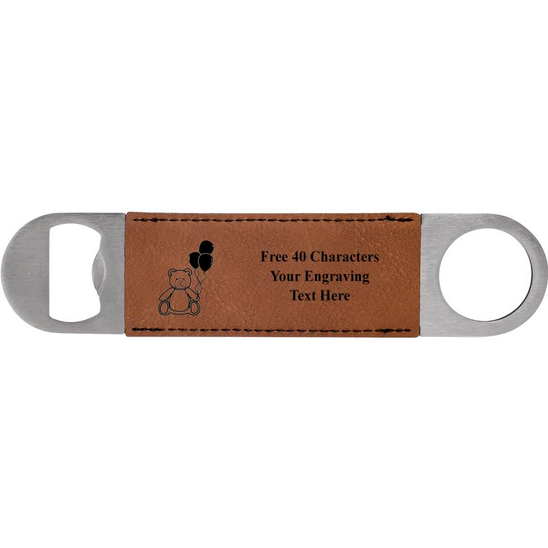 7" LEATHERETTE BOTTLE OPENER