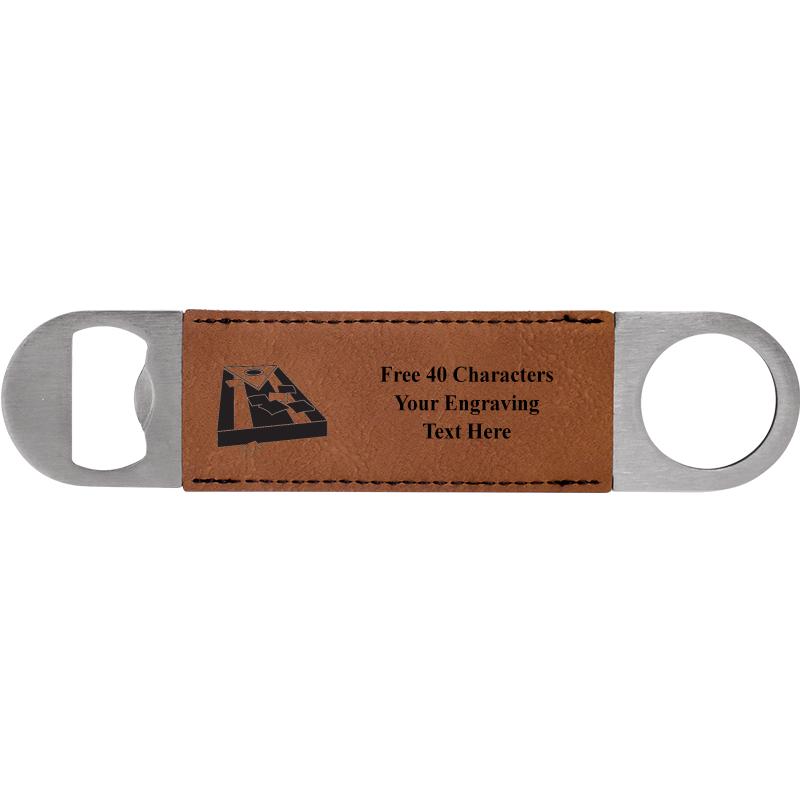 7" LEATHERETTE BOTTLE OPENER