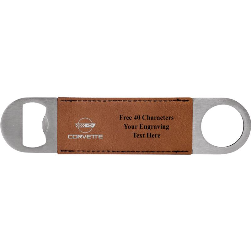 7" LEATHERETTE BOTTLE OPENER