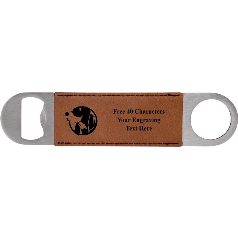 7" LEATHERETTE BOTTLE OPENER
