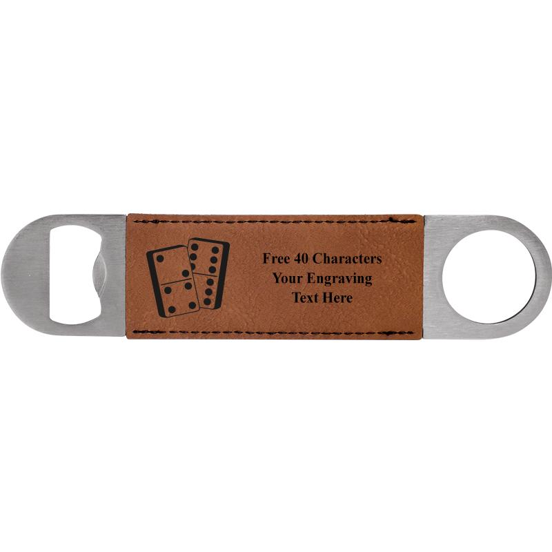 7" LEATHERETTE BOTTLE OPENER