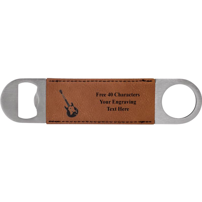7" LEATHERETTE BOTTLE OPENER