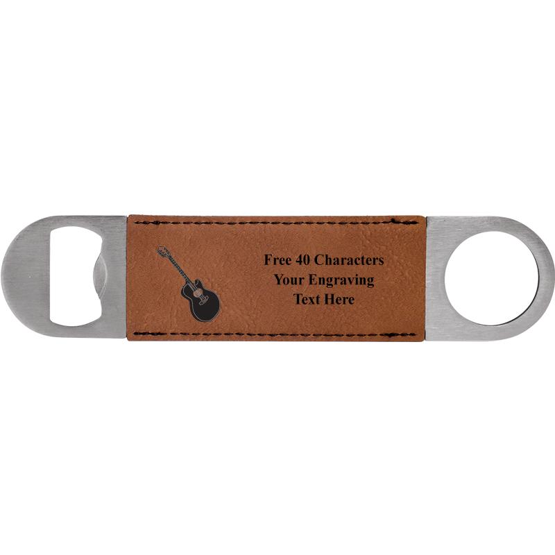 7" LEATHERETTE BOTTLE OPENER