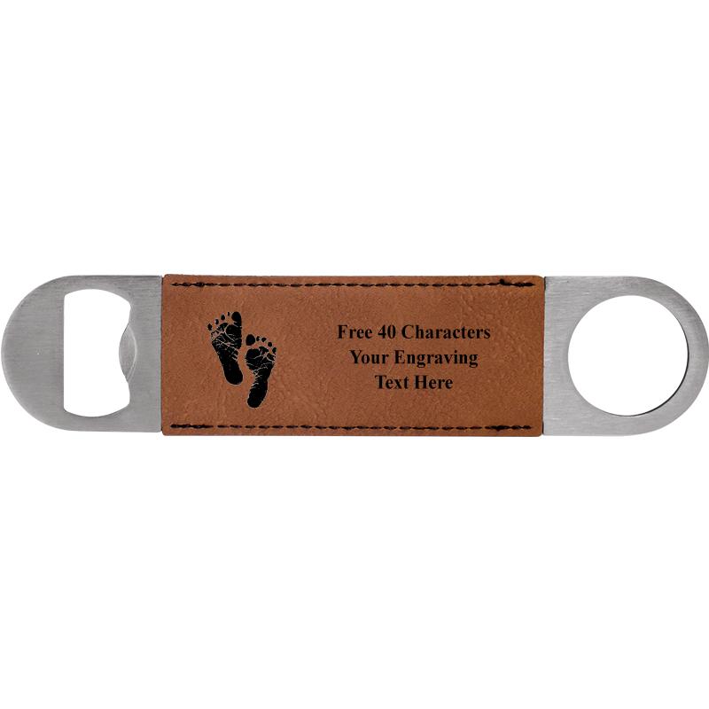 7" LEATHERETTE BOTTLE OPENER