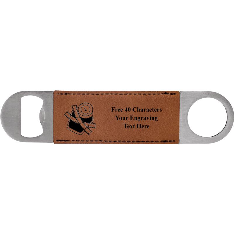 7" LEATHERETTE BOTTLE OPENER