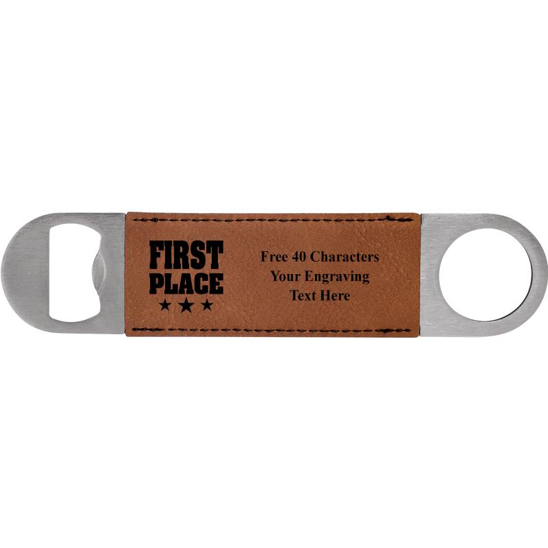 7" LEATHERETTE BOTTLE OPENER