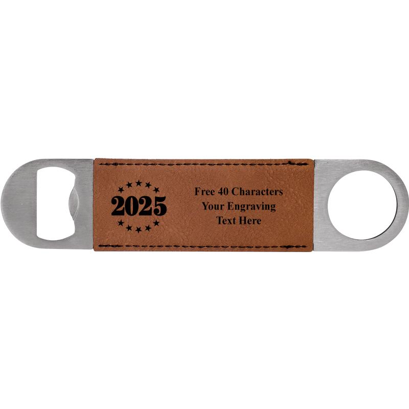 7" LEATHERETTE BOTTLE OPENER