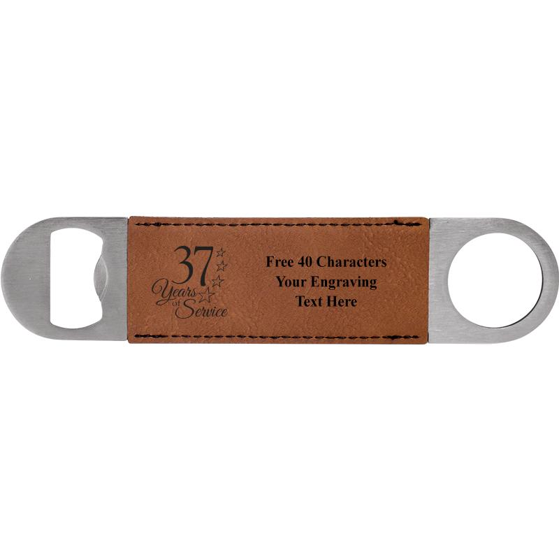 7" LEATHERETTE BOTTLE OPENER