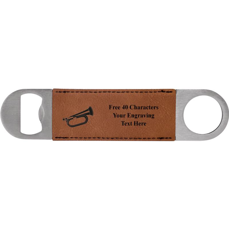 7" LEATHERETTE BOTTLE OPENER