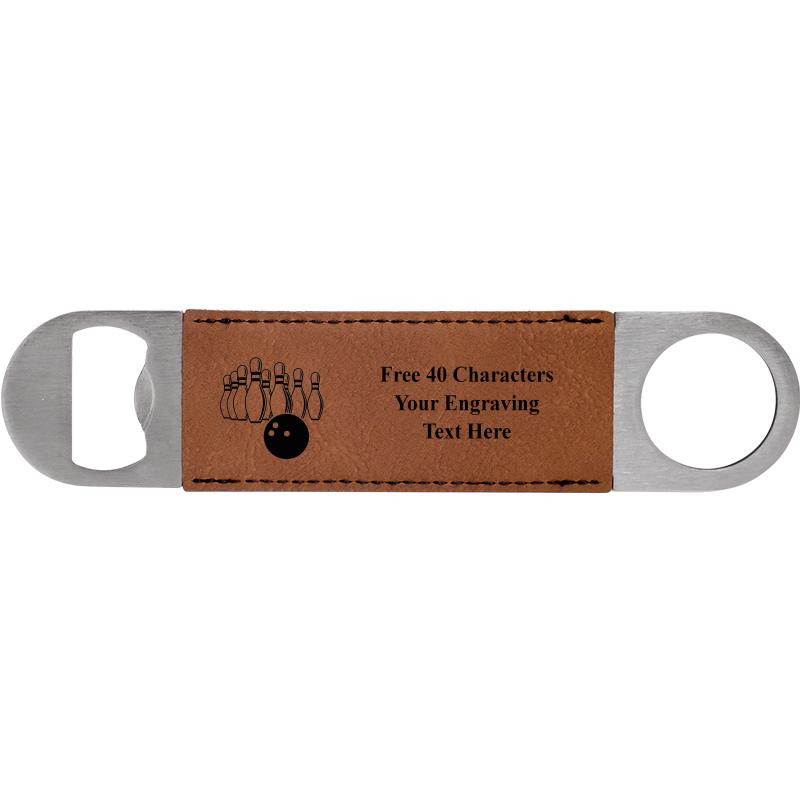 7" LEATHERETTE BOTTLE OPENER