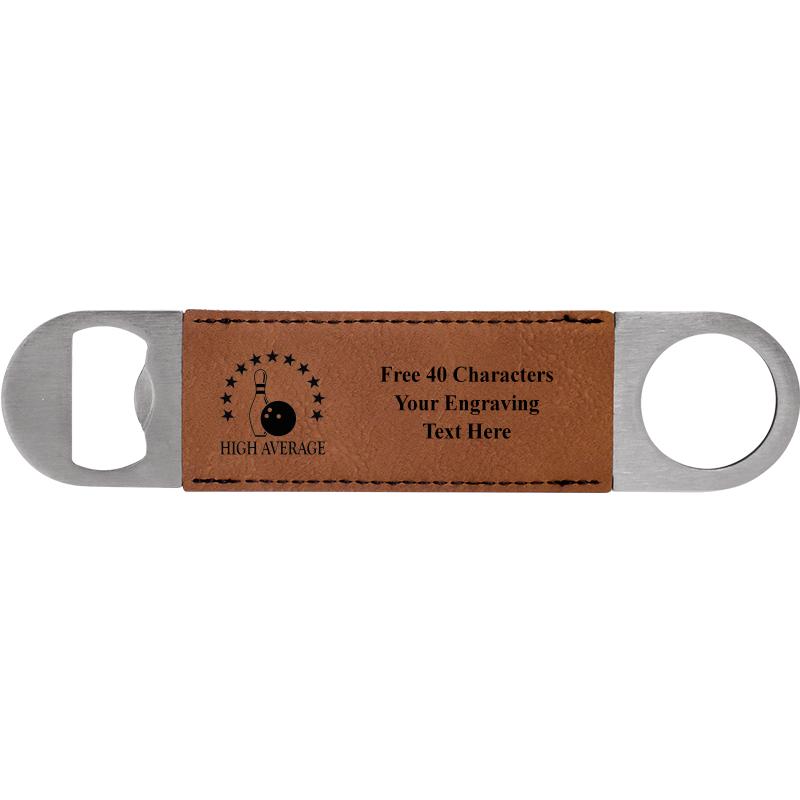 7" LEATHERETTE BOTTLE OPENER