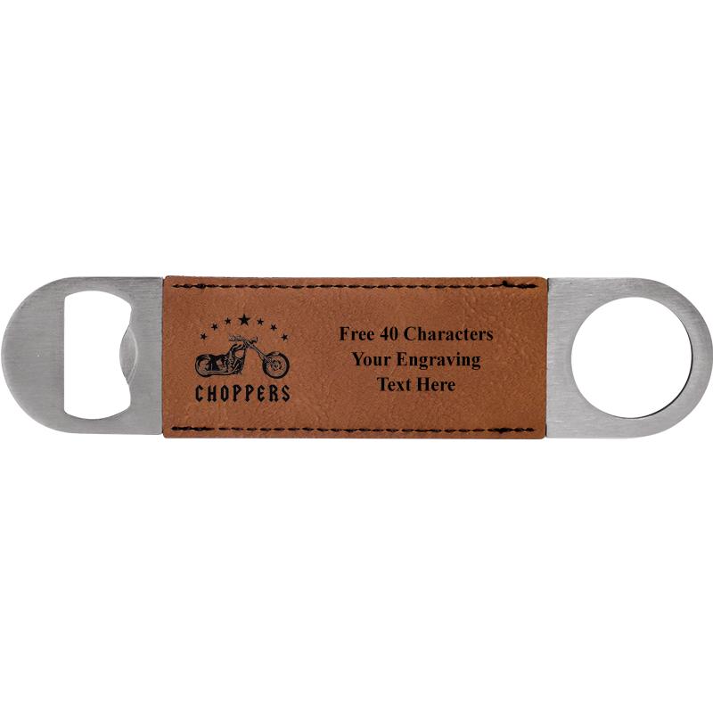 7" LEATHERETTE BOTTLE OPENER