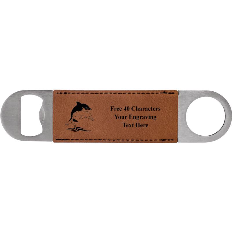 7" LEATHERETTE BOTTLE OPENER