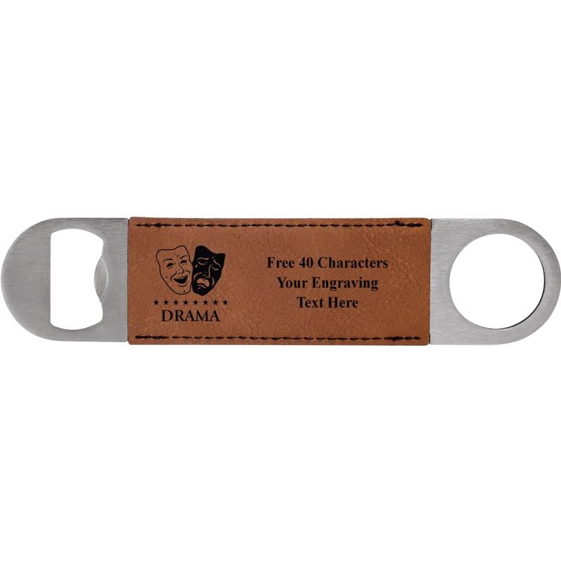 7" LEATHERETTE BOTTLE OPENER