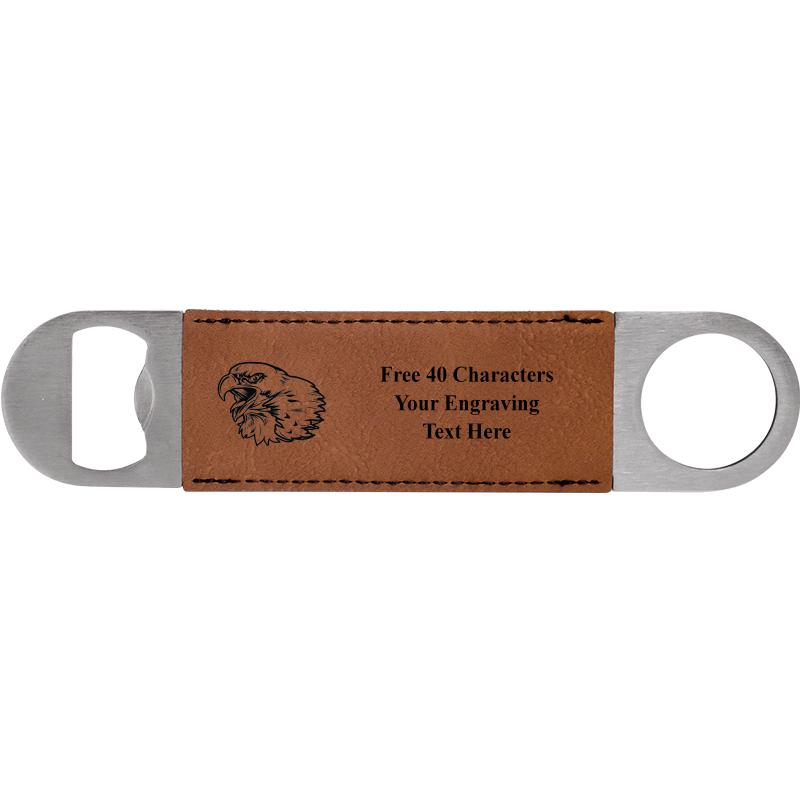 7" LEATHERETTE BOTTLE OPENER