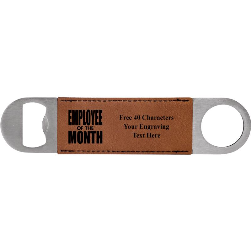 7" LEATHERETTE BOTTLE OPENER