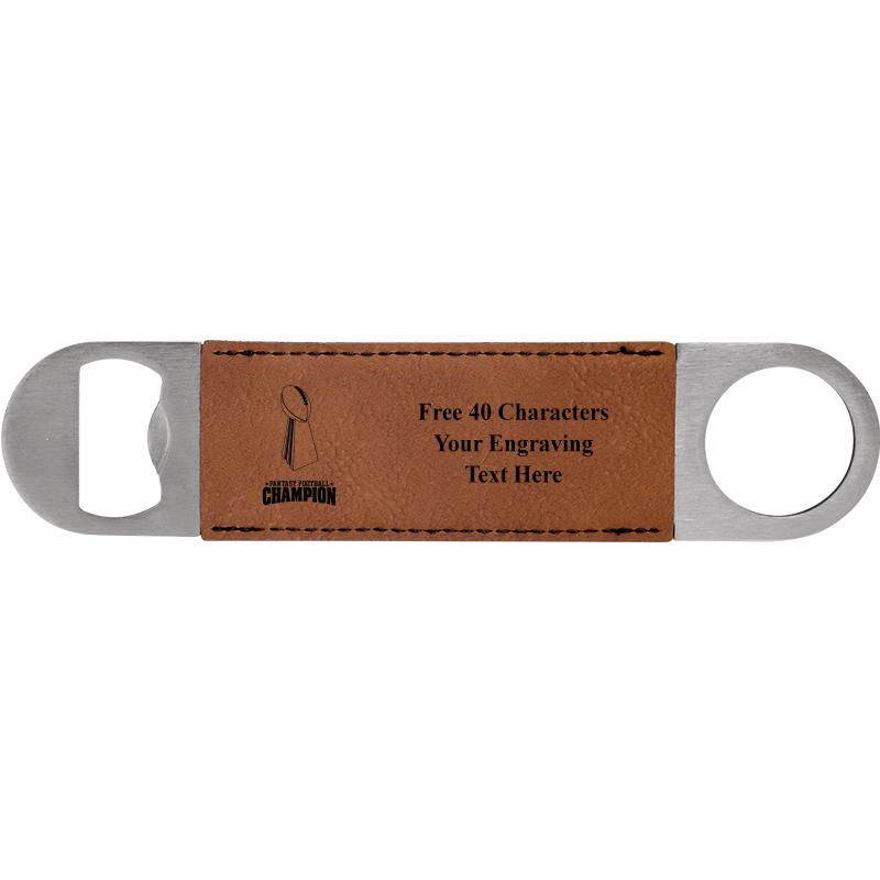 7" LEATHERETTE BOTTLE OPENER