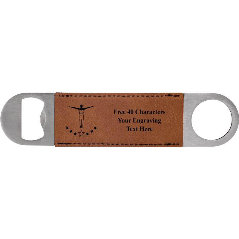7" LEATHERETTE BOTTLE OPENER