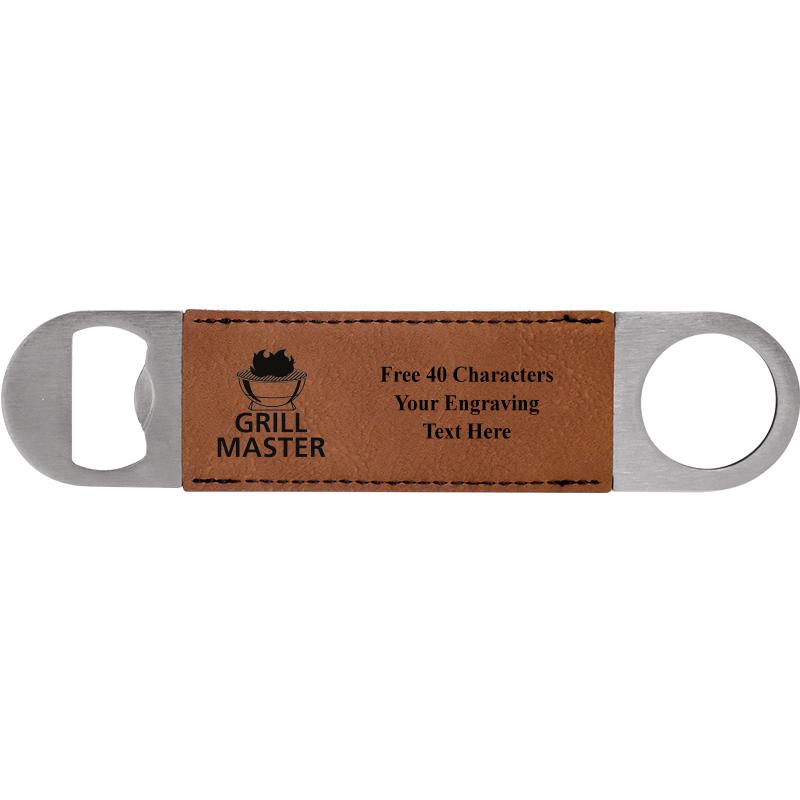 7" LEATHERETTE BOTTLE OPENER