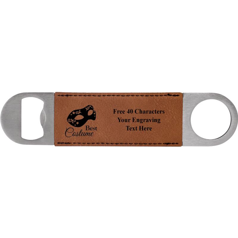 7" LEATHERETTE BOTTLE OPENER