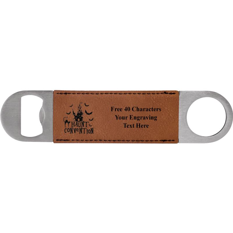 7" LEATHERETTE BOTTLE OPENER