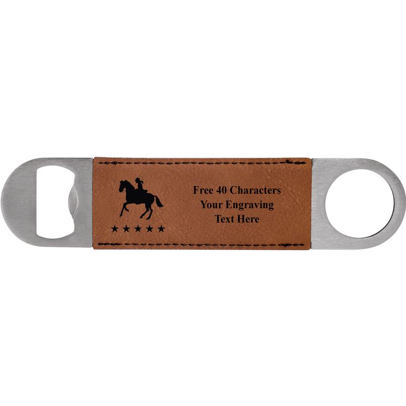 7" LEATHERETTE BOTTLE OPENER