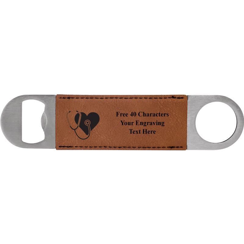 7" LEATHERETTE BOTTLE OPENER