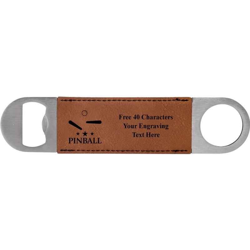 7" LEATHERETTE BOTTLE OPENER