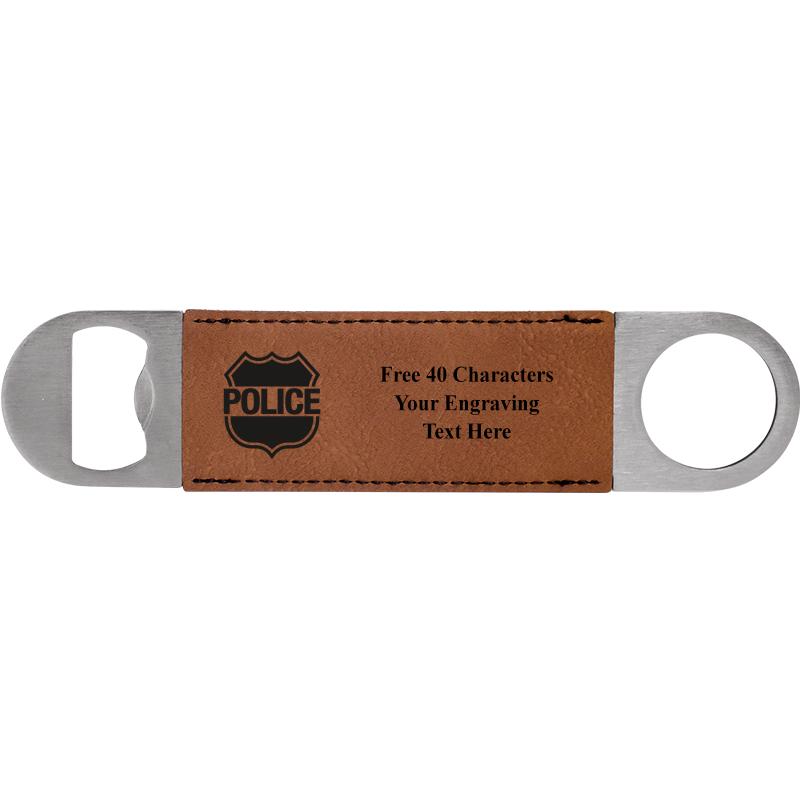 7" LEATHERETTE BOTTLE OPENER