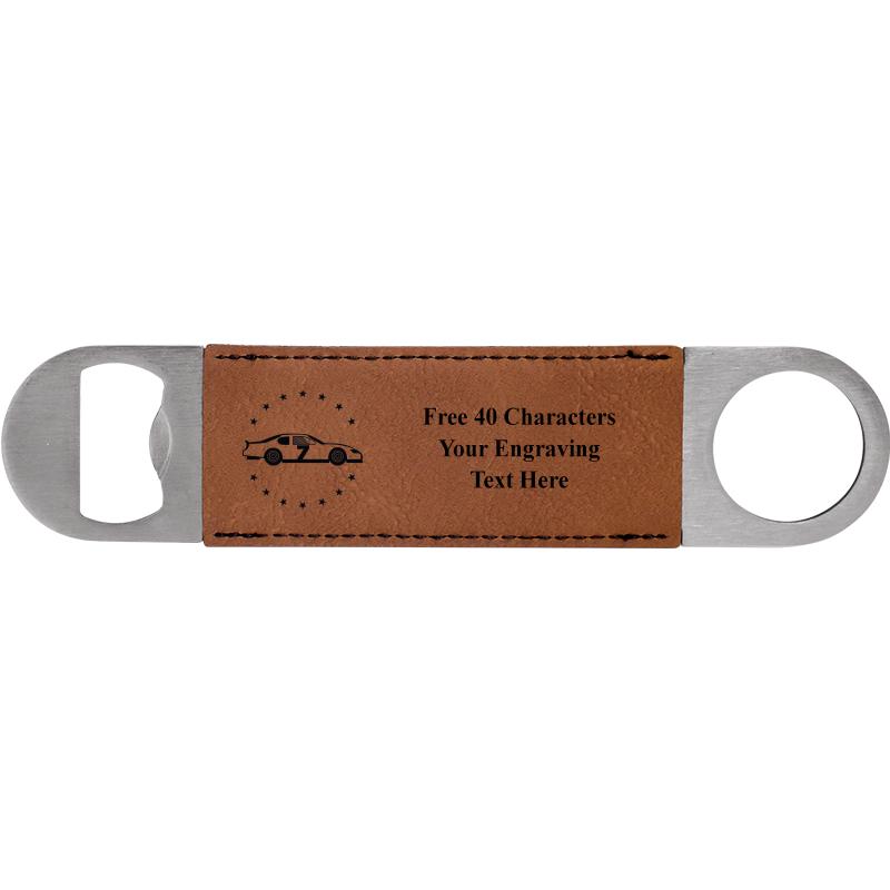 7" LEATHERETTE BOTTLE OPENER