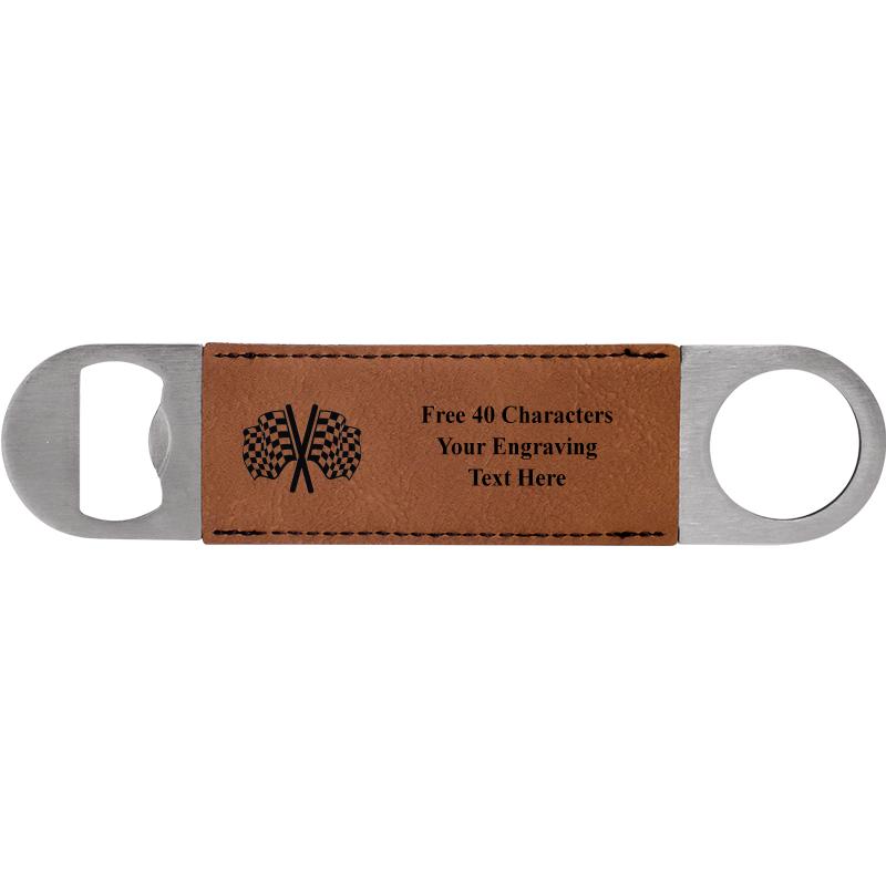 7" LEATHERETTE BOTTLE OPENER