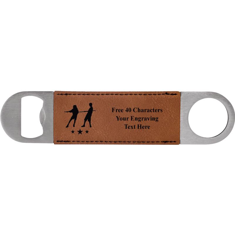 7" LEATHERETTE BOTTLE OPENER