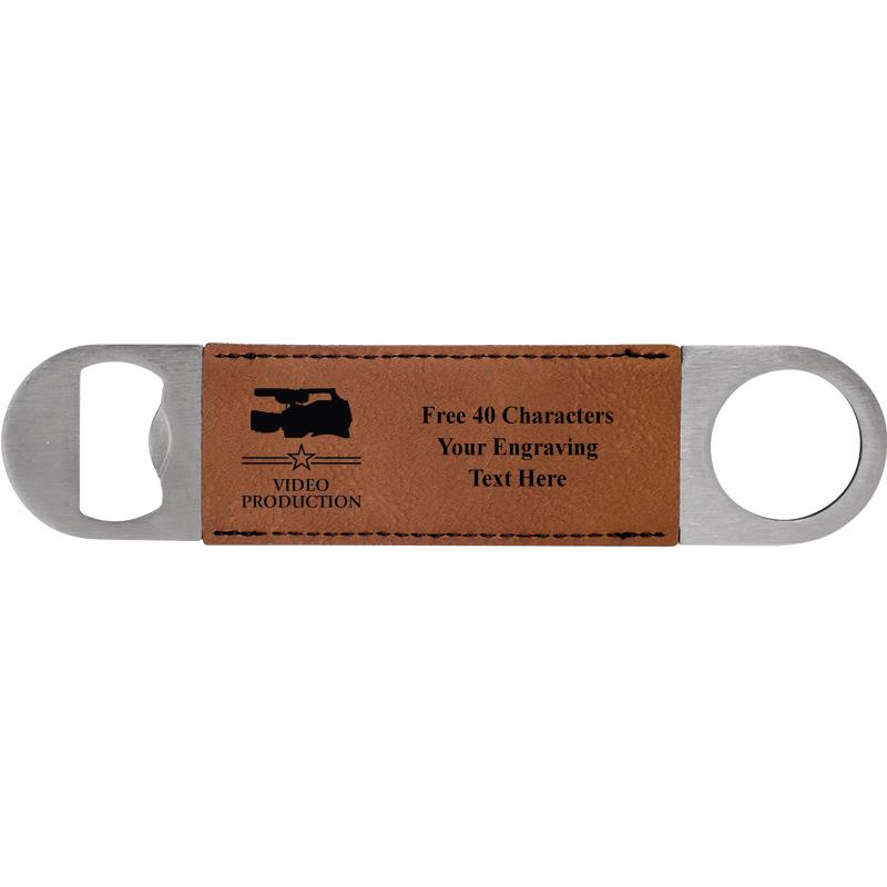 7" LEATHERETTE BOTTLE OPENER