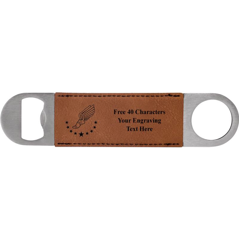 7" LEATHERETTE BOTTLE OPENER