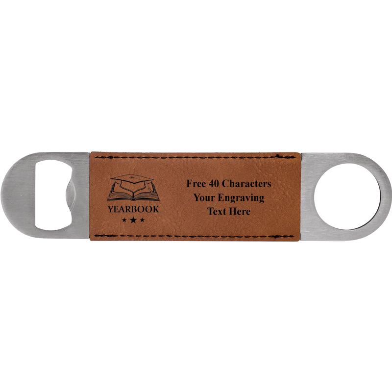 7" LEATHERETTE BOTTLE OPENER