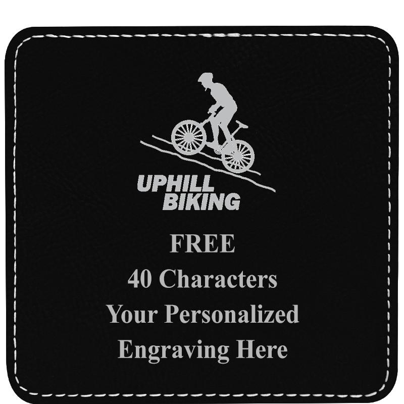 4" COASTER LEATHERETTE