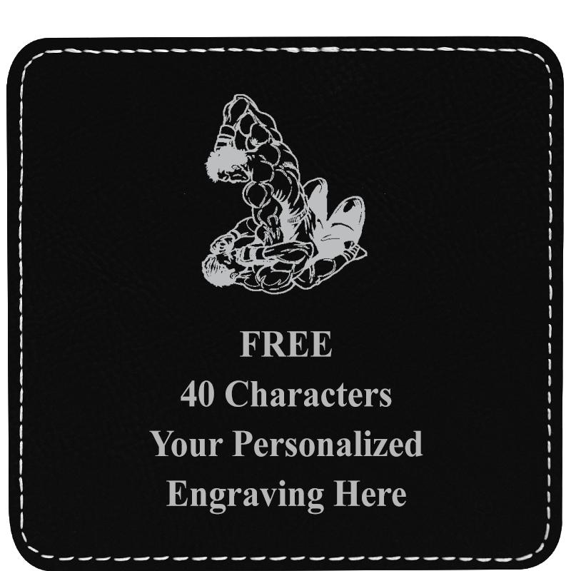 4" COASTER LEATHERETTE