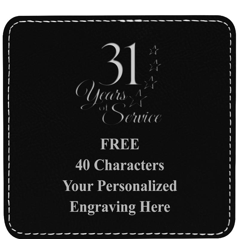 4" COASTER LEATHERETTE