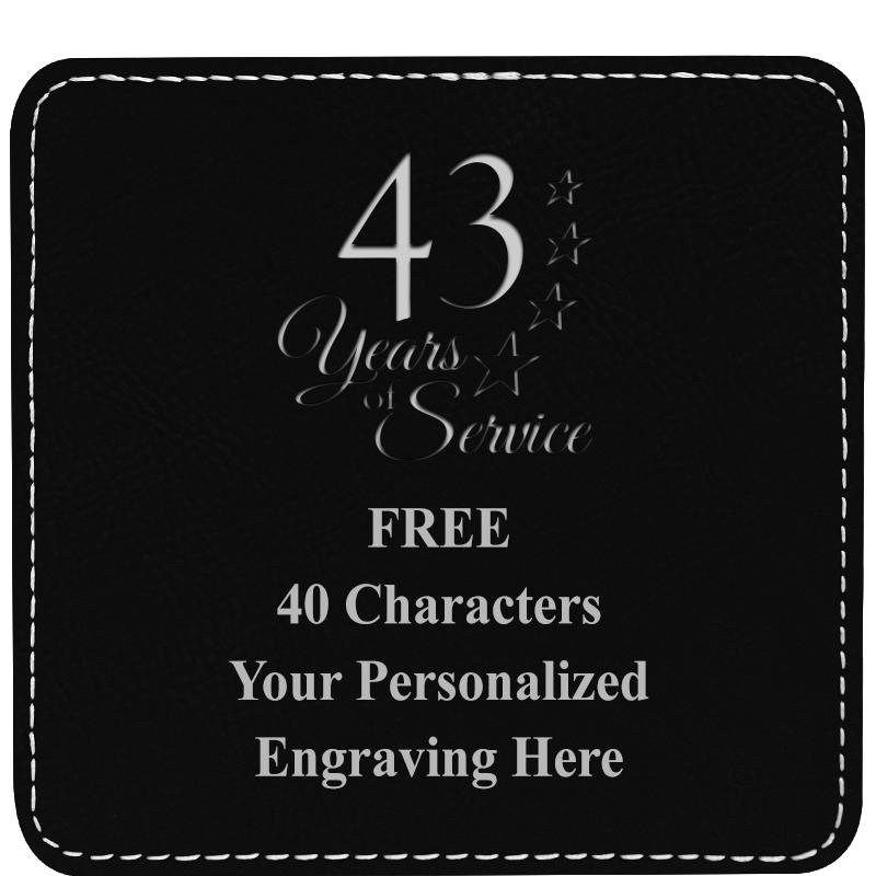 4" COASTER LEATHERETTE