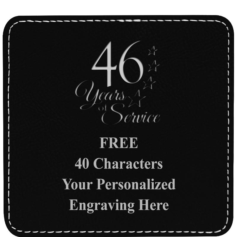 4" COASTER LEATHERETTE