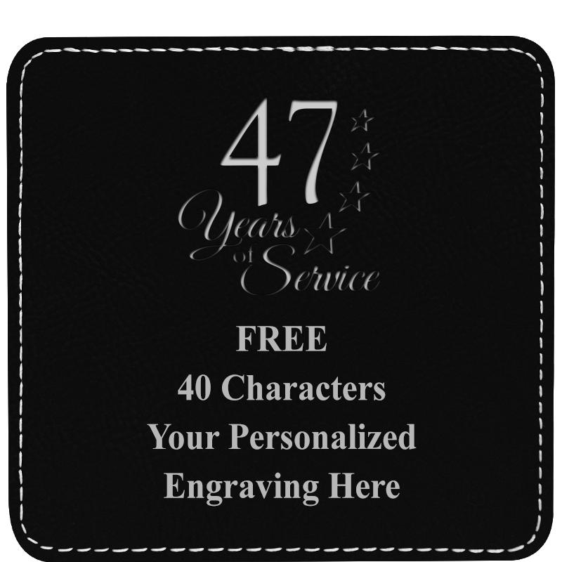 4" COASTER LEATHERETTE