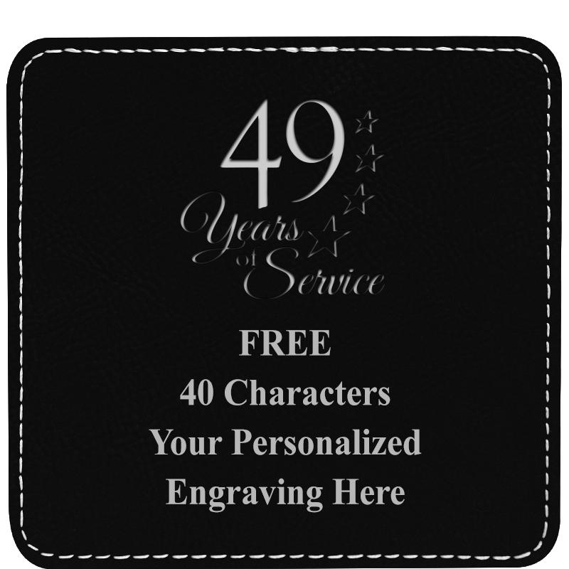 4" COASTER LEATHERETTE