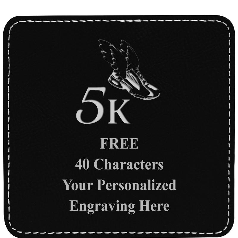 4" COASTER LEATHERETTE