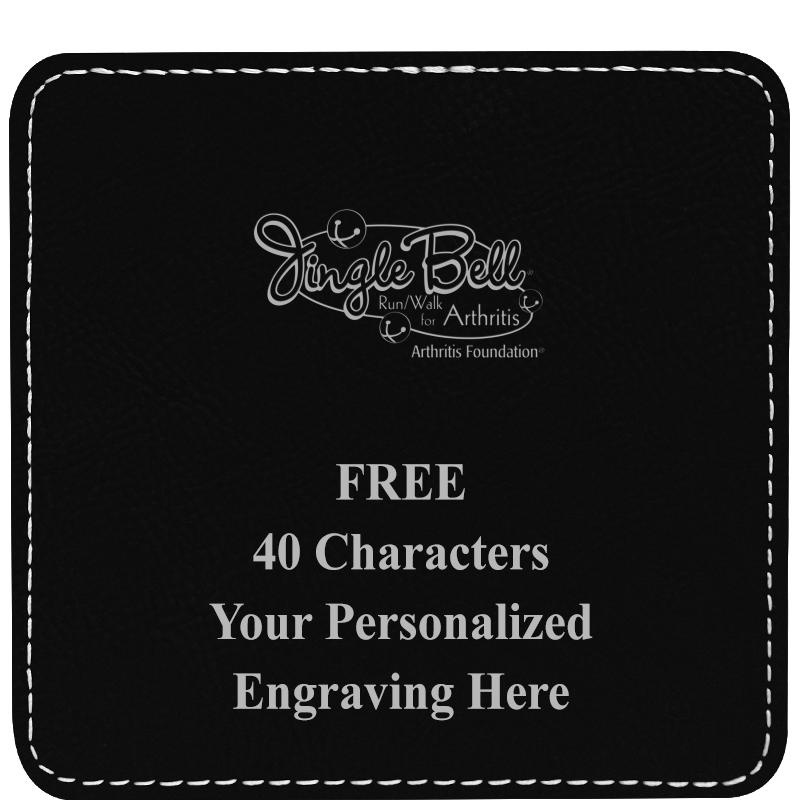 4" COASTER LEATHERETTE