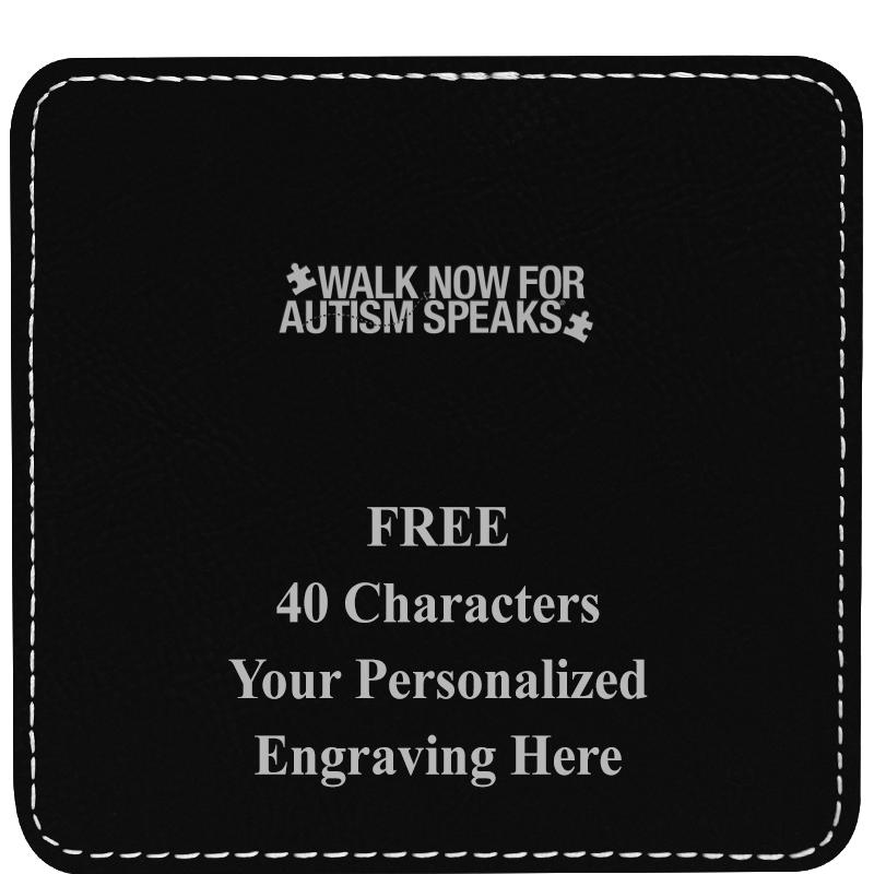 4" COASTER LEATHERETTE