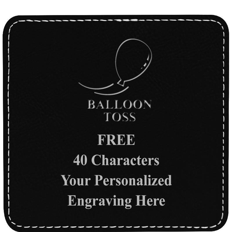 4" COASTER LEATHERETTE